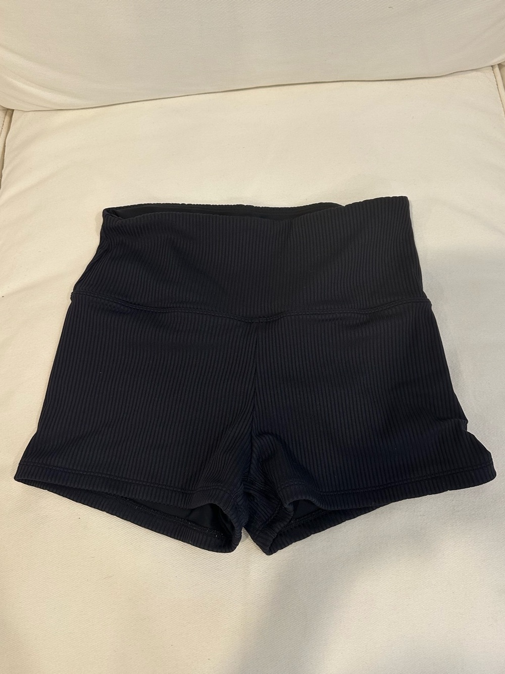 Montce Black Ribbed Shorts